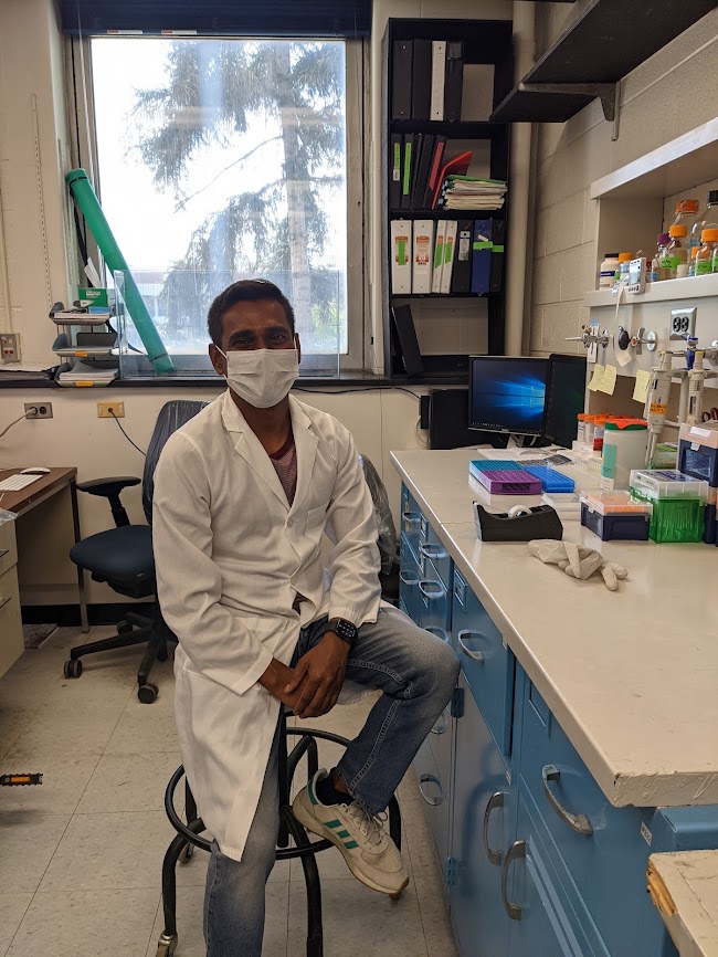 scientist working in lab